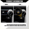 Black auto start stop eliminator with matte textured finish and gold accent for toyota rav4 2020 2023 use