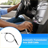Black auto trans gear shift cable with metallic connectors and coiled design for toyota tundra limited sr5 2000-2004
