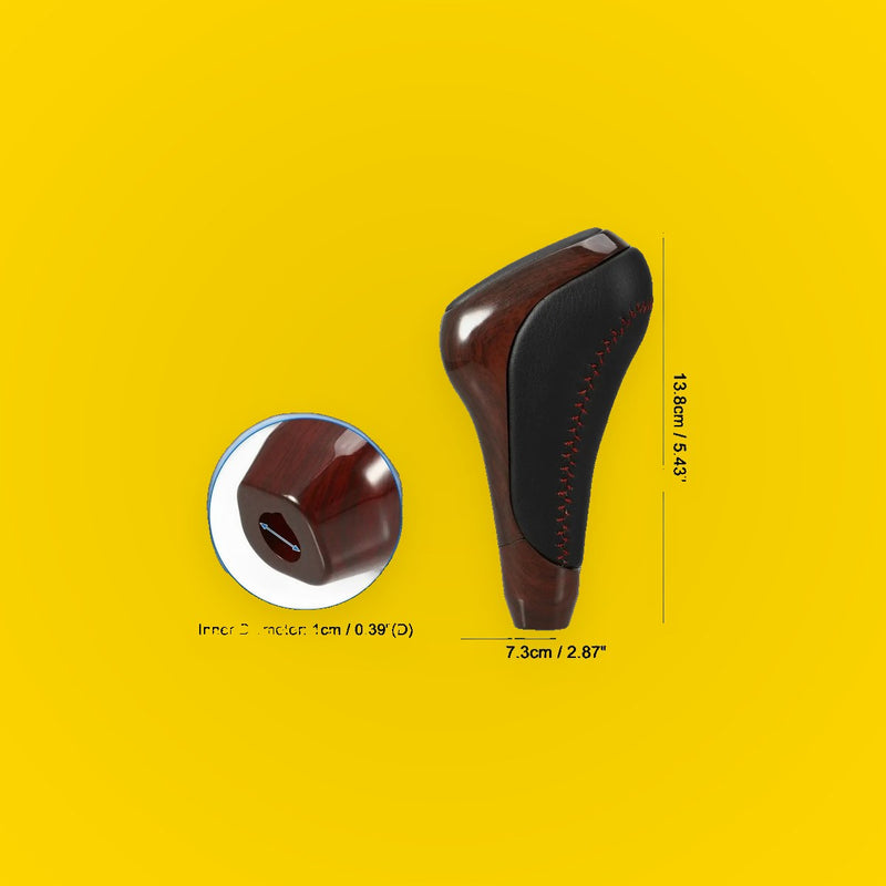 Automatic Gear Shift Knob for Toyota 4Runner (2012-2021) Faux Leather Wood