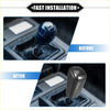 Automatic gear shift knob cover for toyota land cruiser prado 2009-2017 in black carbon fiber texture