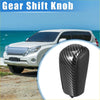 Automatic gear shift knob for toyota land cruiser prado 2009-2017 in black carbon fiber pattern with glossy finish