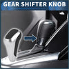 Silver and black automatic gear shifter knob for toyota 4runner 2012-2021 with textured grip plastic material
