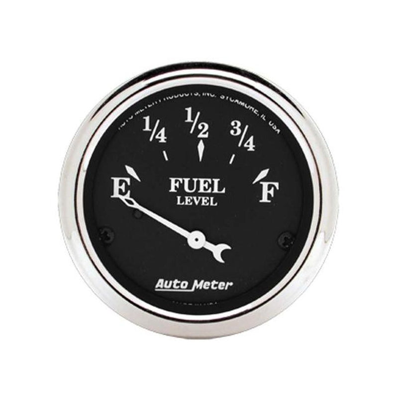 Autometer Old Tyme 2-1/16in Fuel Level Gauge 0-90 Ohms