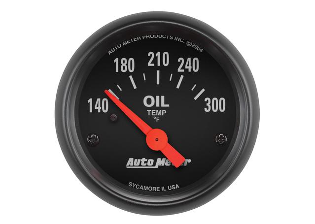 Autometer Z-Series 2-1/16in Oil Temp Gauge 140-300 F