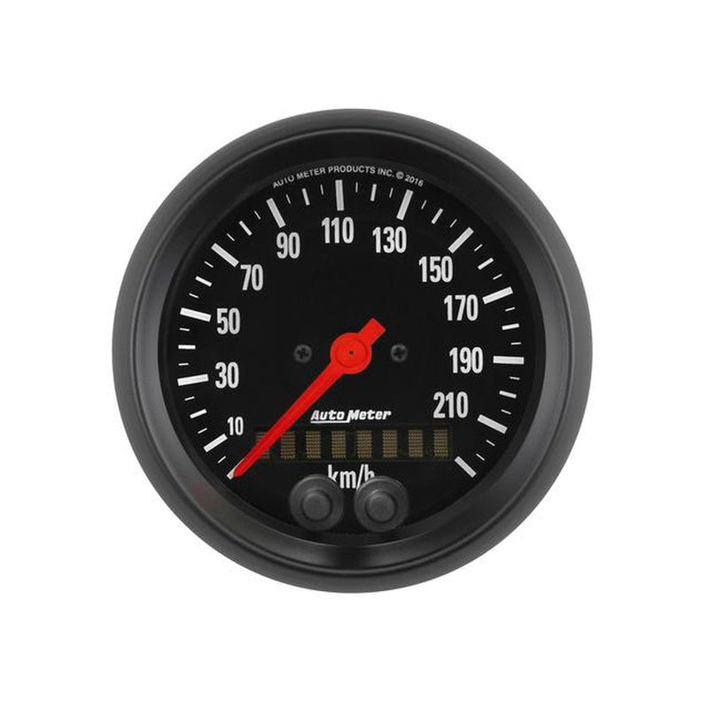 Autometer Z-Series 3-3/8in Speedo Gauge 225KPH GPS