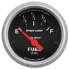 Autometer Sport-Comp 2-1/16in Fuel Level Gauge 0-30 Ohm