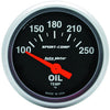 Autometer Sport Comp 2-1/16in Oil Temp Gauge 100-250F