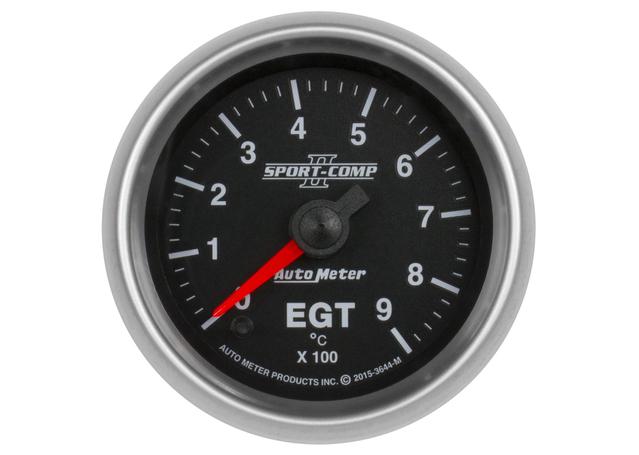 Autometer Sport-Comp II 2-1/16in Pyrometer Gauge 0-900C