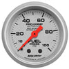 Autometer Ultra-Lite 2-1/16in Fuel Pressure Gauge 0-100