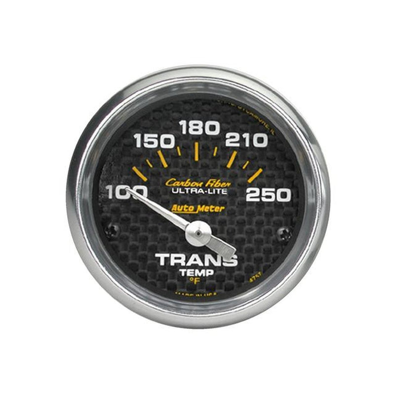 Autometer Carbon Fiber 2-1/16in Trans Temp Gauge 100-250F