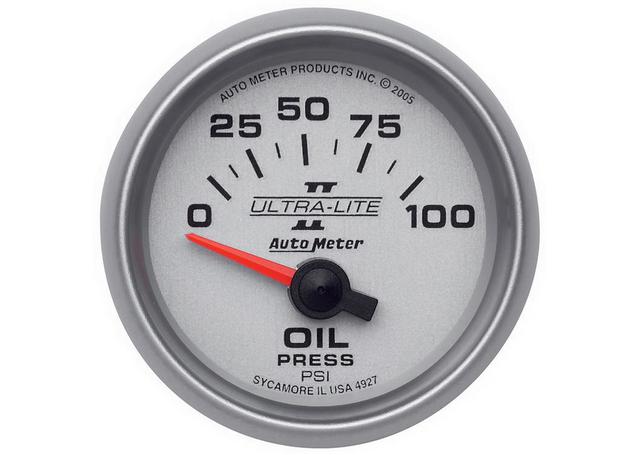 Autometer Ultra-Lite II 2-1/16in Oil Pressure 0-100 PSI