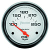 Autometer Phantom 2-5/8in Oil Temp Gauge 100-250F Short