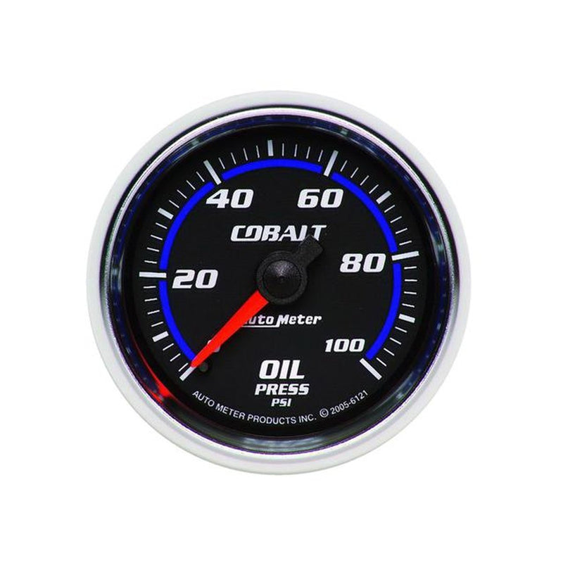 Autometer Cobalt 2-1/16in Oil Pressure Gauge 0-100 PSI