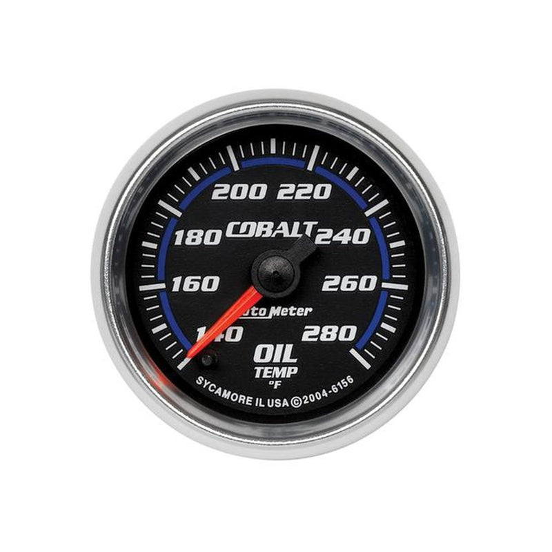 Autometer Cobalt 2-1/16in Oil Temp Gauge 140-280F Full