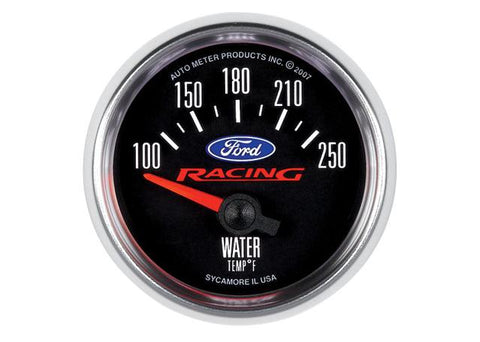 Autometer Ford Racing 2-1/16in Water Temp Gauge 100-250F