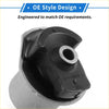 Black rubber axle beam control arm bushing with silver metal ring and bracket for toyota sienna 2004-2020 oem fit
