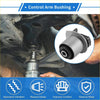 Silver metallic axle beam control arm bushing with black rubber insert for toyota sienna suspension systems