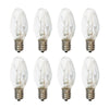 Night Light Replacement Warm Yellow Light 8x 7W/10W 240V E12/E14 Clear Bulbs Suitable