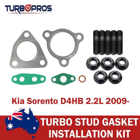 Kia Sorento D4HB 2.2L 2009- Turbo Charger Installation Stud & Gasket Kit