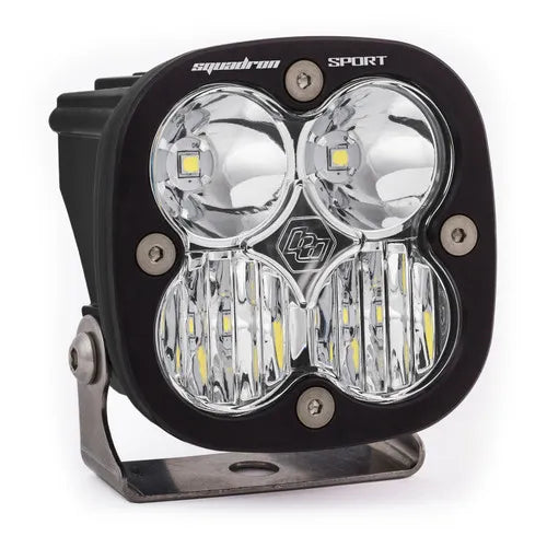 Baja Designs 550003 Squadron Sport Driving/Combo Pattern Black LED Light Pod - Clear