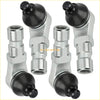Silver and black ball joint assemblies with metallic finish for Suzuki lt500r ltf500f ltf230 ltf250 ltf300f lt-f4wdx kit