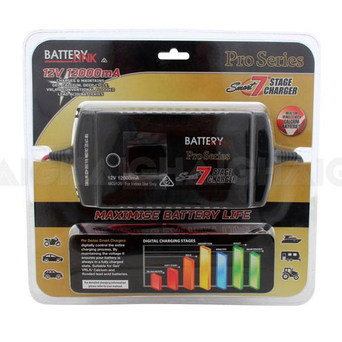 Battery Link Smart Battery Charger 12A 12V 7 Stage