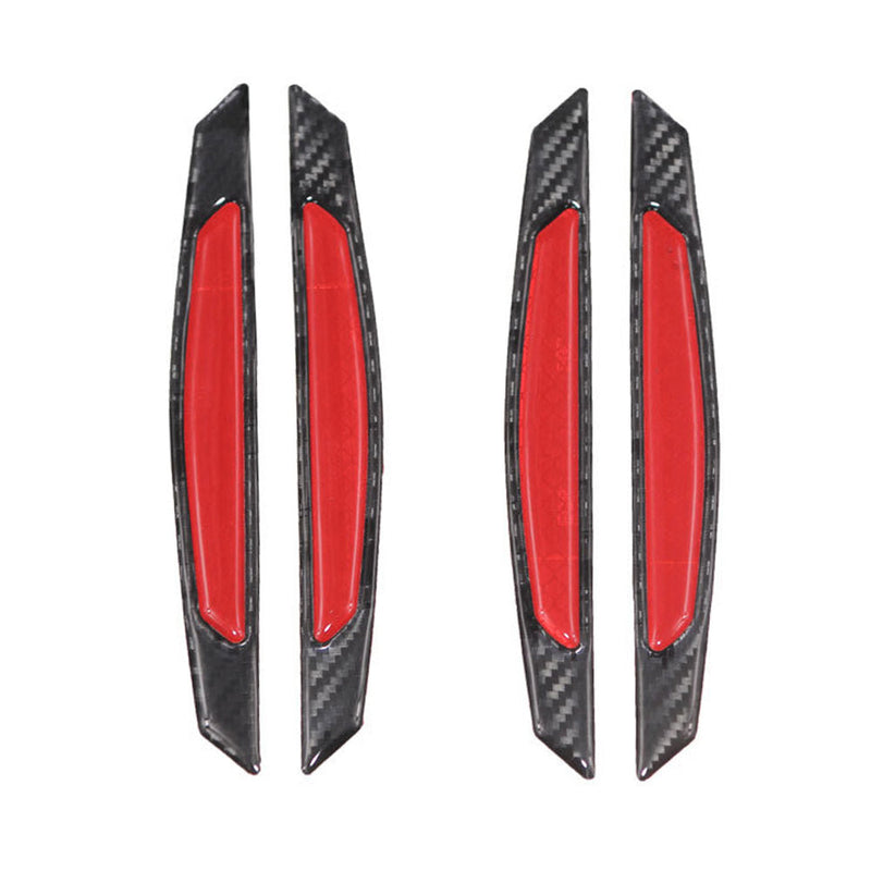 Universal Use Reflective Carbon Fiber Car Door Edge Guard Bump Protector Sticker Suitable