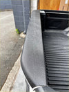 Black textured rubber bedside rail covers 3 piece set for Nissan Navara NP300 2015-2020 truck bed liner