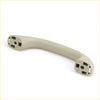 Beige plastic roof grab handle for toyota hilux sr5 mk6 champ 2004-2013 with molded end caps and central hole