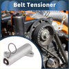 Silver metal belt tensioner with looped wire handle and threaded end installed on 1995-2002 toyota 4runner engine