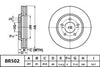 Bendix Ultimate Slotted & Dimpled Brake Rotor Single