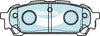 Bendix SRT Brake Pad Set Rear DB1672 SRT