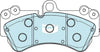 Bendix Ultimate Brake Pad Set Front DB1676 ULT