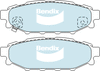 Bendix Ultimate Brake Pad Set Rear DB1803 ULT