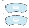 Bendix 4x4 Brake Pad Set Front DB1828 -4WD