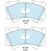 Bendix Ultimate 4WD Brake Pad Set Front DB1838 ULT4WD