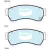 Bendix Heavy Duty Brake Pad Set Front DB1942 HD