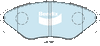 Bendix Protrans Brake Pad Set Front DB1985 PR