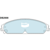 Bendix Heavy Duty Brake Pad Set Front DB2008 HD