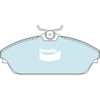 Bendix Heavy Duty Brake Pad Set Front DB2071 HD