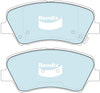 Bendix General CT Brake Pad Set Front DB2240 GCT
