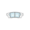 Bendix 4x4 Brake Pad Set DB2419 4WD
