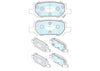 Bendix EV Hybrid Brake Pad Set Rear DB2676 EV