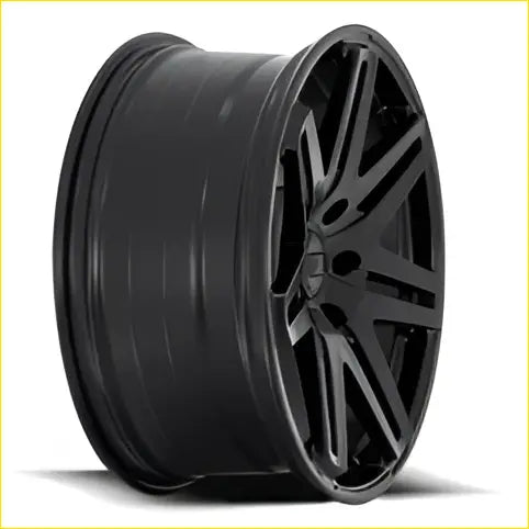 Black matte-finished alloy wheel bgw capone with a sleek multi-spoke design for stylish rides