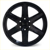 Bgw legend gloss black five-spoke alloy wheel with a black glossy finish and central hubcap for cars