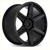 Bgw legend matt black black matte alloy wheel with five spoke design and bbs logo on central hubcap