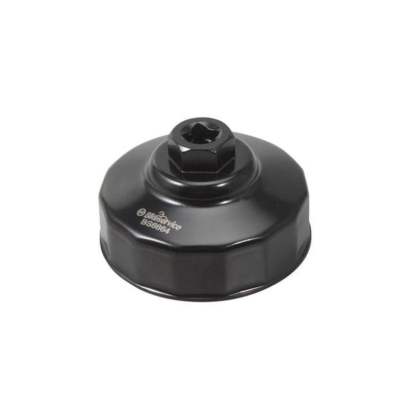 Bikeservice Cup Oil Filter Wrench 74mm-15Flute
