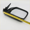 Black plastic door mirror for toyota hilux 4runner 1988-1997 with rectangular reflective surface and mounting bracket