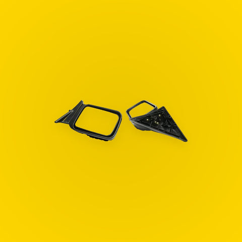 Black Door Mirror x2 for Nissan Sunny Sentra B12 Sedan 1985-1990