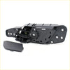 Black front inside door handle for ford ranger t6 2012-2020 showing black plastic assembly with latch and brackets